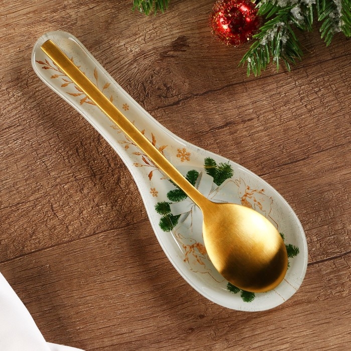 Новый год. Подставка под ложку «Верь в чудеса», 21.2 х 7.5 см Новый год. Подставка под ложку «Верь в чудеса», 21.2 х 7.5 см