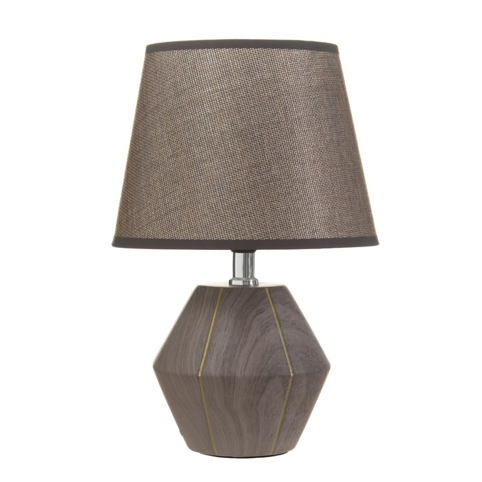 Настольная лампа Настольная лампа "Адели" E14 40Вт коричневый 21х21х34 см RISALUX