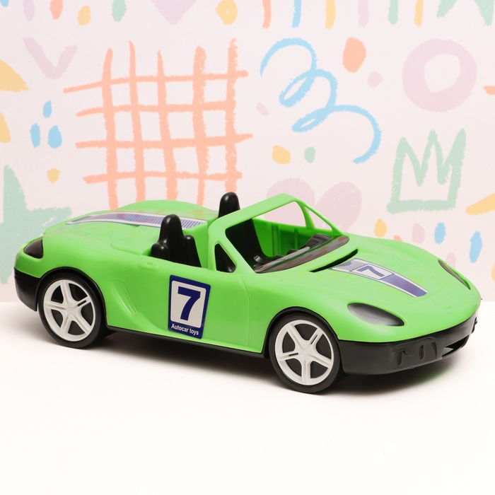 Машина пластмассовая  Машина пластмассовая "Кабриолет" 40 х 20 х 13 см, МИКС