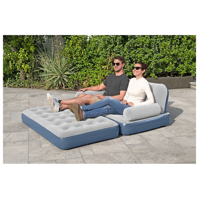 Диван надувной Multi-Max С 3-в-1, со встроенным электронасосом, 188 x 152 x 64 см, 75079 Диван надувной Multi-Max С 3-в-1, со встроенным электронасосом, 188 x 152 x 64 см, 75079