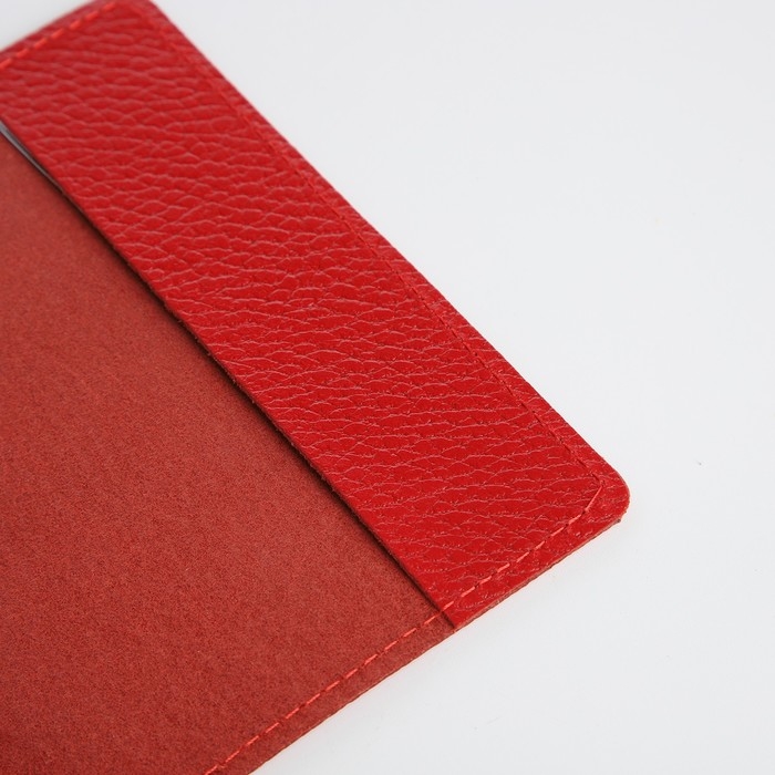 Обложка для паспорта, цвет красный Обложка для паспорта, цвет красный