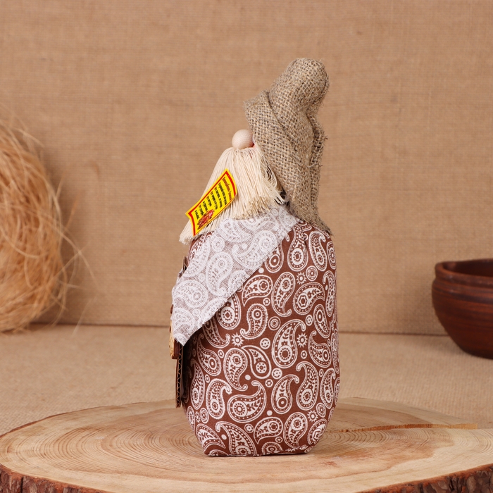 Домовой Домовой "Афанасий с лукошком", 22х15х12 см