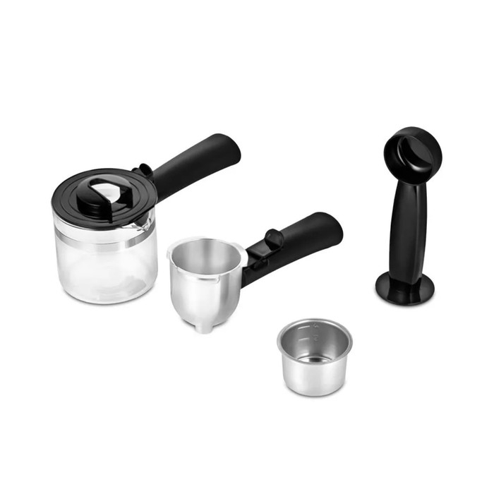 Кофеварка Kitfort КТ-7259, рожковая, 800 Вт, 0.24 л, капучинатор, чёрный Кофеварка Kitfort КТ-7259, рожковая, 800 Вт, 0.24 л, капучинатор, чёрный