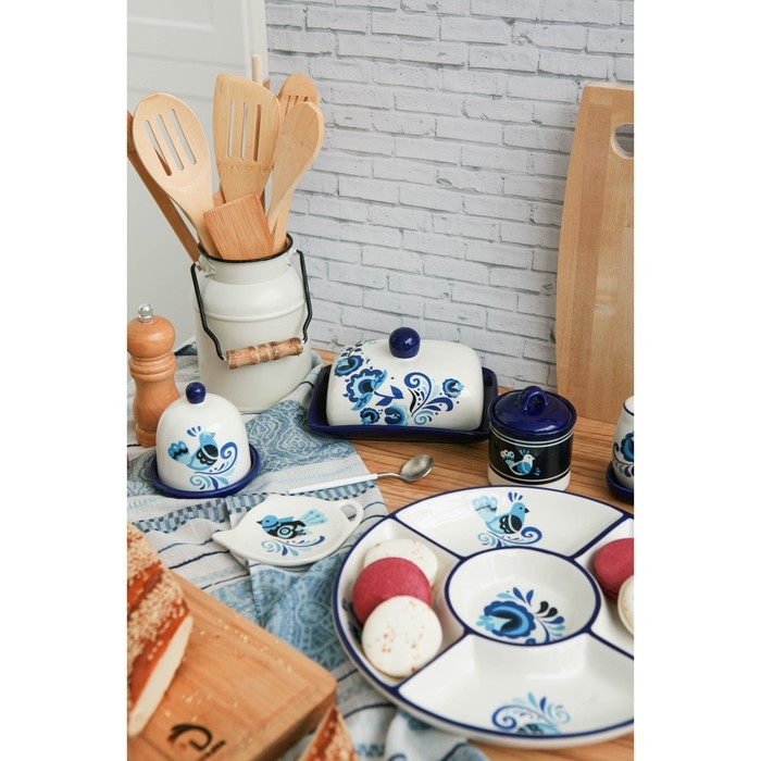 Сахарница Доляна «Свиристель», 150 мл, d=7 см Сахарница Доляна «Свиристель», 150 мл, d=7 см