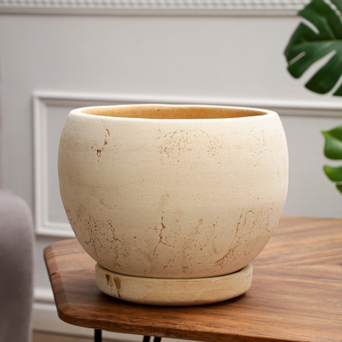 Горшок цветчоный Горшок цветчоный "Шар средний", 8 л, диаметр 25 см, высота 21 см