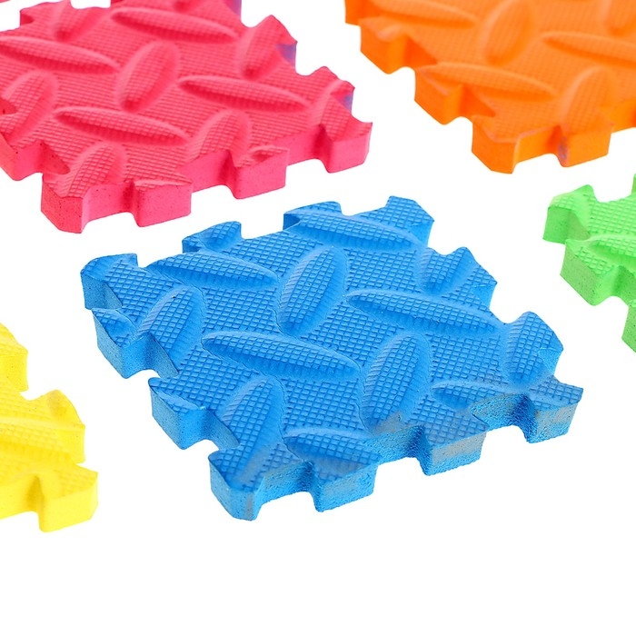 Коврик-пазл «Цветные квадраты», 36 элементов Коврик-пазл «Цветные квадраты», 36 элементов