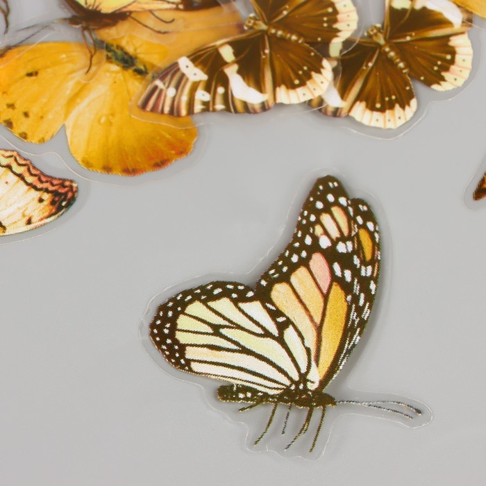 Наклейки PVC Наклейки PVC "Бабочки" набор 40 шт 8х7 см
