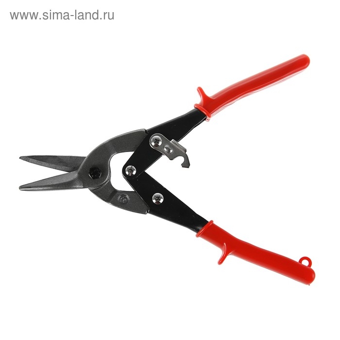 Ножницы по металлу ЛОМ, пластиковые рукоятки, прямой рез, 250 мм Ножницы по металлу ЛОМ, пластиковые рукоятки, прямой рез, 250 мм