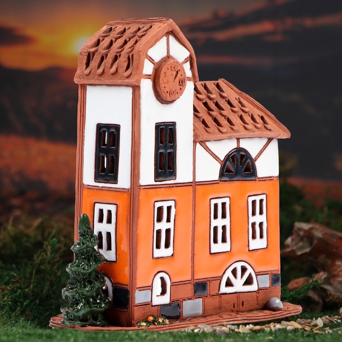 Аромалампа Домик Аромалампа Домик "Кранц", 15 см, ручная работа