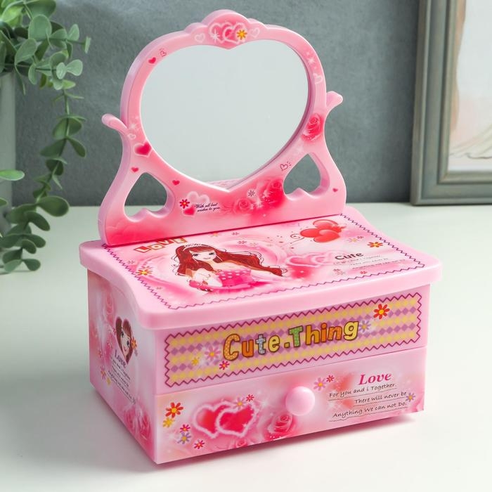 Шкатулка музыкальная Шкатулка музыкальная "Трюмо девочки" 20х16х10,5 см