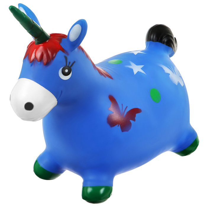 Попрыгун ZABIAKA «Единорог», h=50 см, 1300 г, цвет МИКС Попрыгун ZABIAKA «Единорог», h=50 см, 1300 г, цвет МИКС