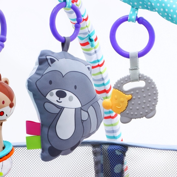 Развивающий коврик 3 в 1 «Лиса», 68х68 см, 30 цветных шариков, 5 игрушек, Крошка Я Развивающий коврик 3 в 1 «Лиса», 68х68 см, 30 цветных шариков, 5 игрушек, Крошка Я