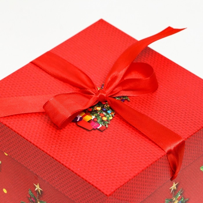 Новый год. Коробка Самосборная «Ёлка» 15 х 15 х 15 см Новый год. Коробка Самосборная «Ёлка» 15 х 15 х 15 см