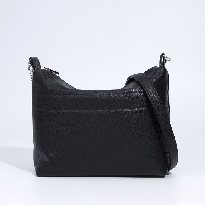 Сумка кросс-боди на молнии, цвет чёрный Сумка кросс-боди на молнии, цвет чёрный