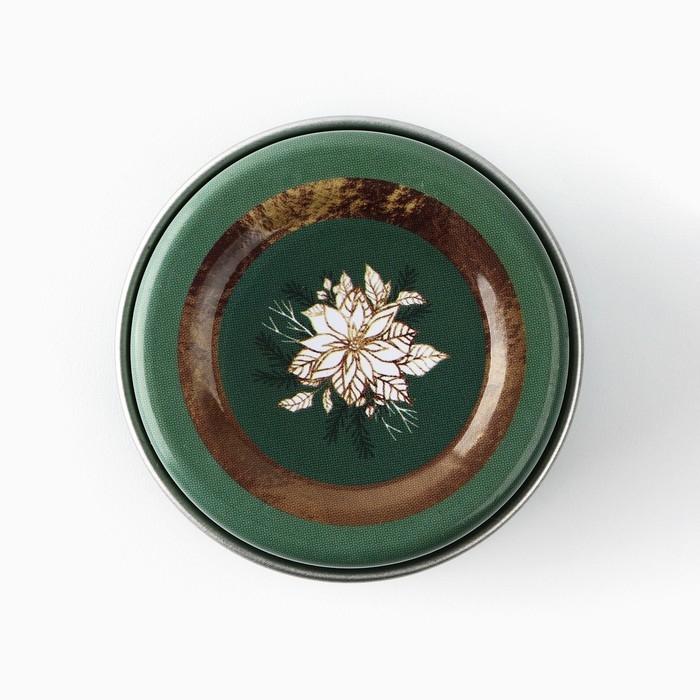 Свеча новогодняя в железной банке «Новый год: Тепла и уюта«Новый год: аромат мята, 4.8 см Свеча новогодняя в железной банке «Новый год: Тепла и уюта«Новый год: аромат мята, 4.8 см