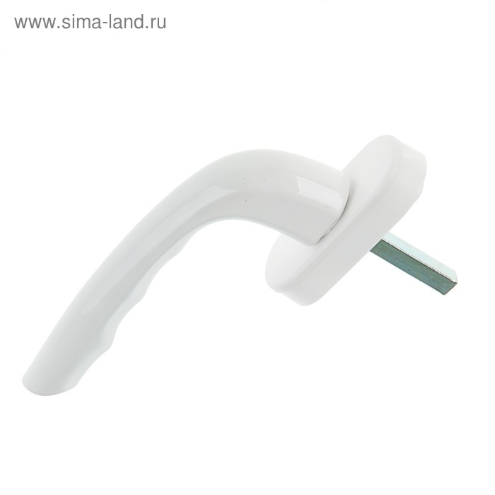 Ручка оконная Комфорт 01, металлическая, белая Ручка оконная Комфорт 01, металлическая, белая