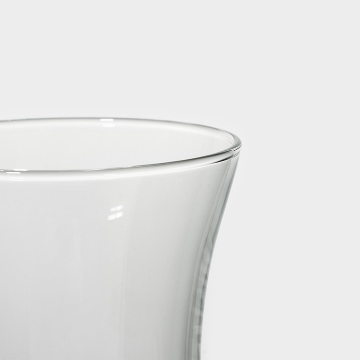 Набор стеклянный чайный Lav «Дзен», 12 предметов: стаканы 155 мл (6 шт), блюдца d=14 см (6 шт)