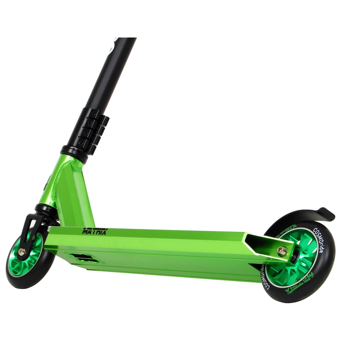 Самокат трюковой COSMORIDE MATRIX CM2021, колёса PU 100 мм, ABEC 7, цвет чёрный Самокат трюковой COSMORIDE MATRIX CM2021, колёса PU 100 мм, ABEC 7, цвет чёрный