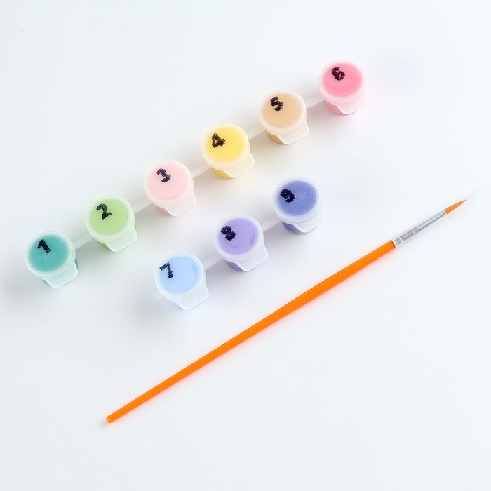 Картина по номерам на холсте с подрамником для детей «Забавный кактус», 17 х 17 см Картина по номерам на холсте с подрамником для детей «Забавный кактус», 17 х 17 см