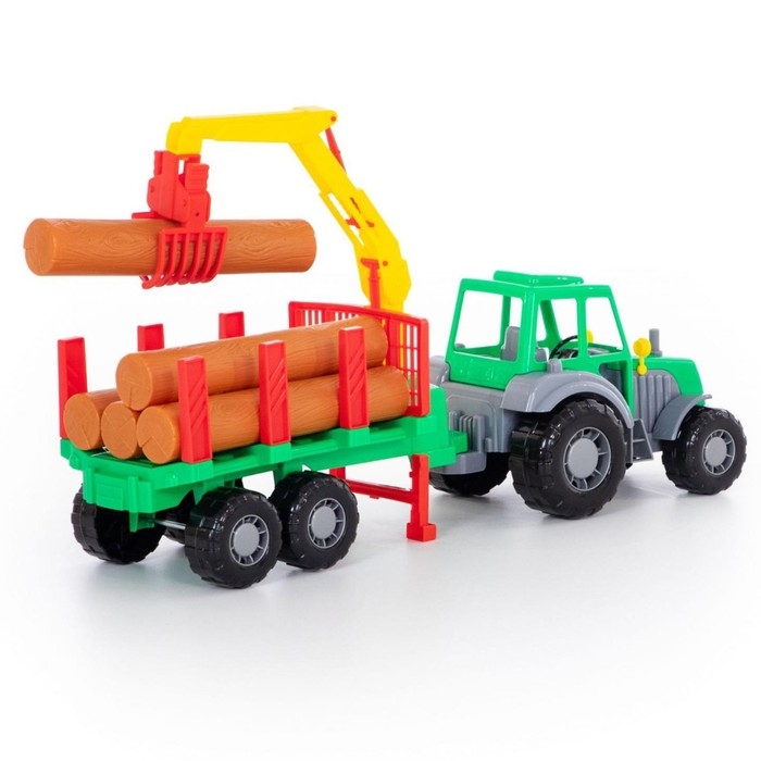 Трактор «Алтай» с полуприцепом-лесовозом Трактор «Алтай» с полуприцепом-лесовозом