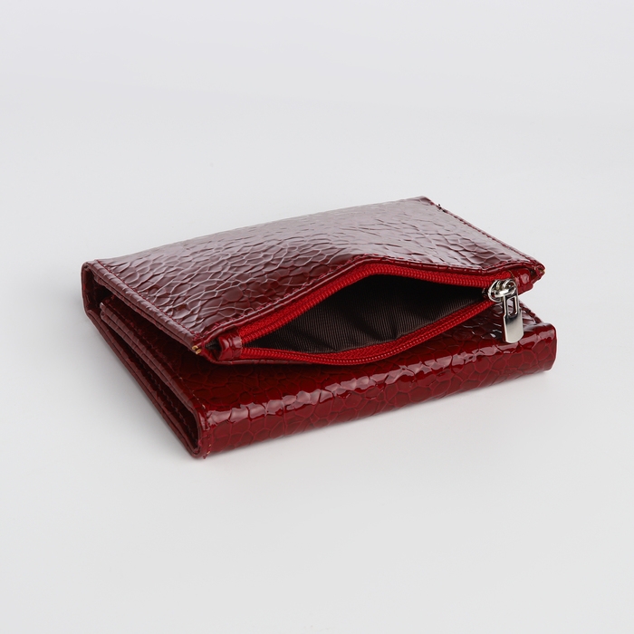 Кошелёк женский на магните, цвет бордовый Кошелёк женский на магните, цвет бордовый