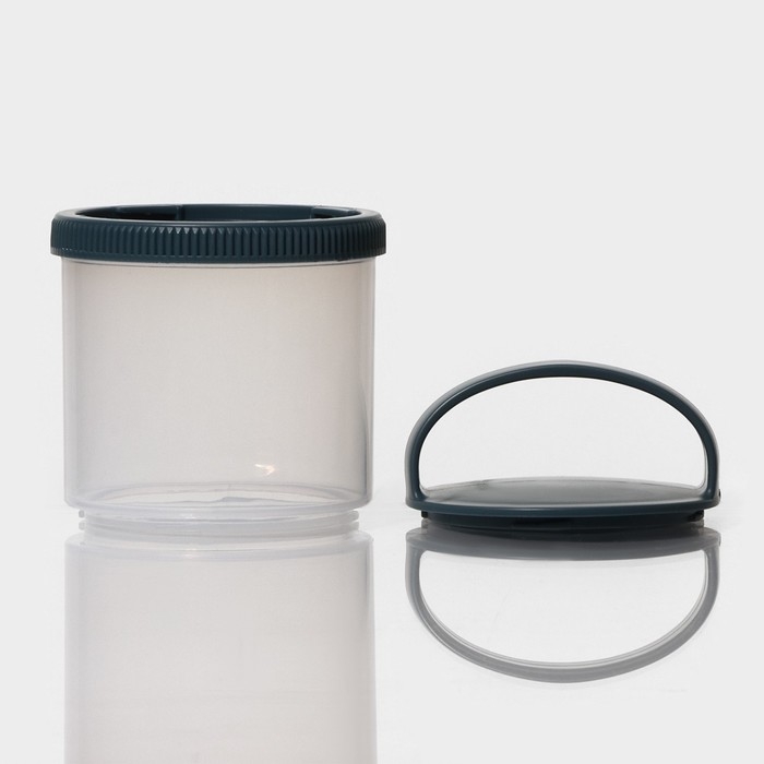 Набор банок для продуктов Доляна, 4 шт, 120 мл, 180 мл, 230 мл, 290 мл