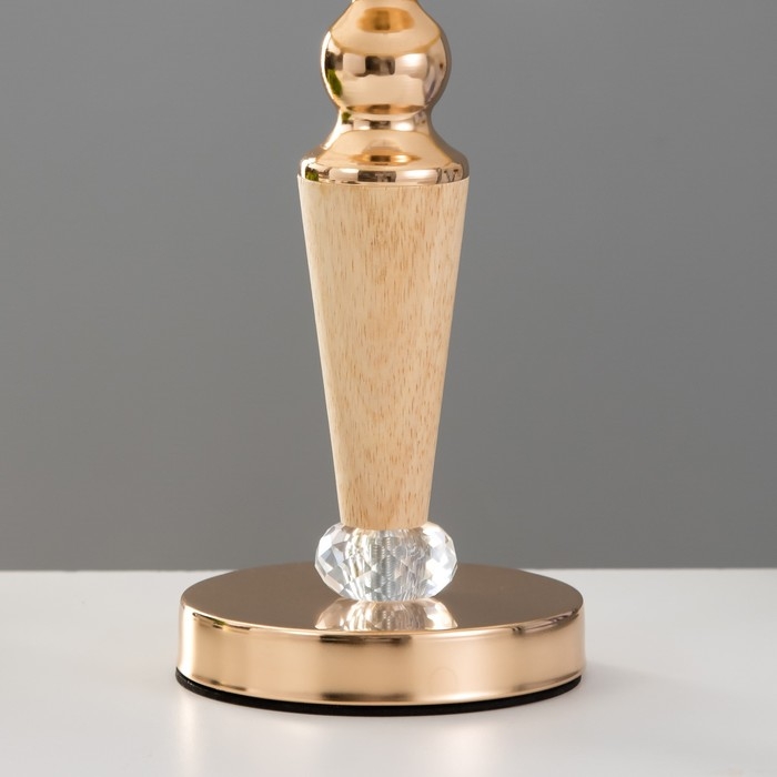 Настольная лампа Настольная лампа "Фивея" Е27 40Вт золото 21х21х36,5 см RISALUX