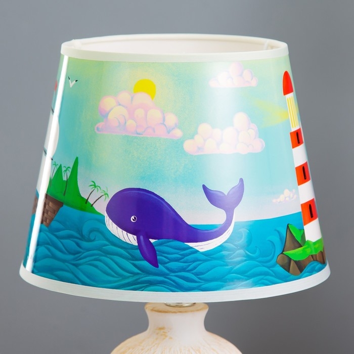 Настольная лампа  Настольная лампа "Морское побережье" Е14 15Вт 20х20х32,5 см RISALUX