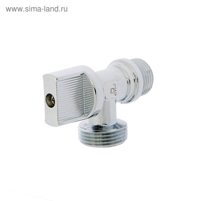 Кран шаровой Кран шаровой "СТМ", 1/2" и 3/4", наружная резьба, для быт. приборов, угловой, бабочка, хром