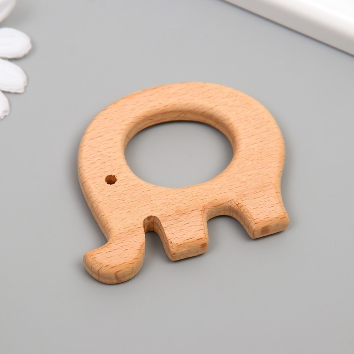 Декор для творчества дерево Декор для творчества дерево "Слоник" 6х5,5 см