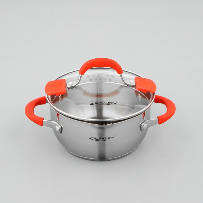 Кастрюля «Аврора», 2.2 л, d=18 см, капсульное дно, индукция Кастрюля «Аврора», 2.2 л, d=18 см, капсульное дно, индукция