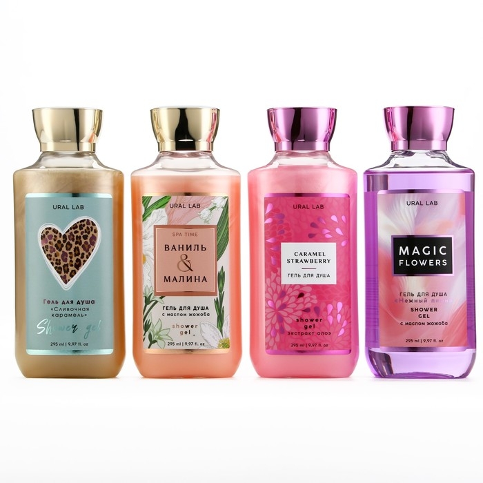 Гель для душа женский, 295 мл, аромат пиона, URAL LAB