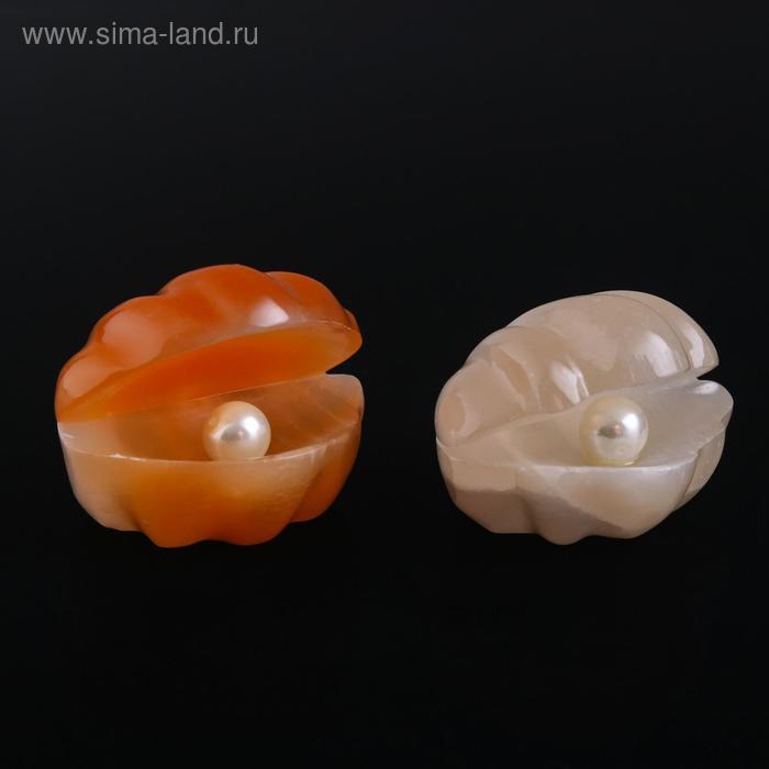 Сувенир «Жемчужина», 6×4,5 см, селенит, микс Сувенир «Жемчужина», 6×4,5 см, селенит, микс