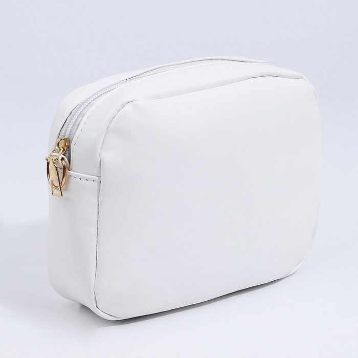 Сумка кросс-боди на молнии, цвет белый Сумка кросс-боди на молнии, цвет белый
