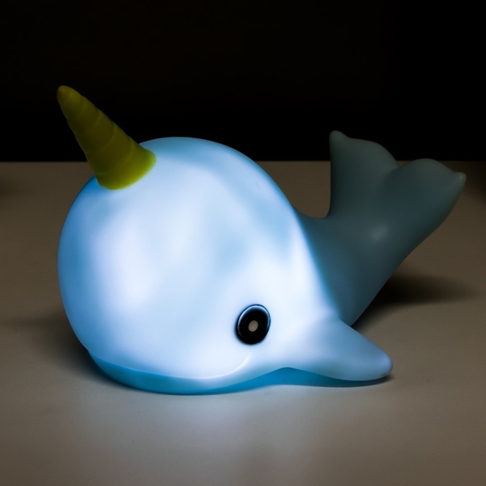 Ночник Ночник "Сказочный дельфин" LED батарейки 3xLR44 МИКС 14х11,5х10 см RISALUX