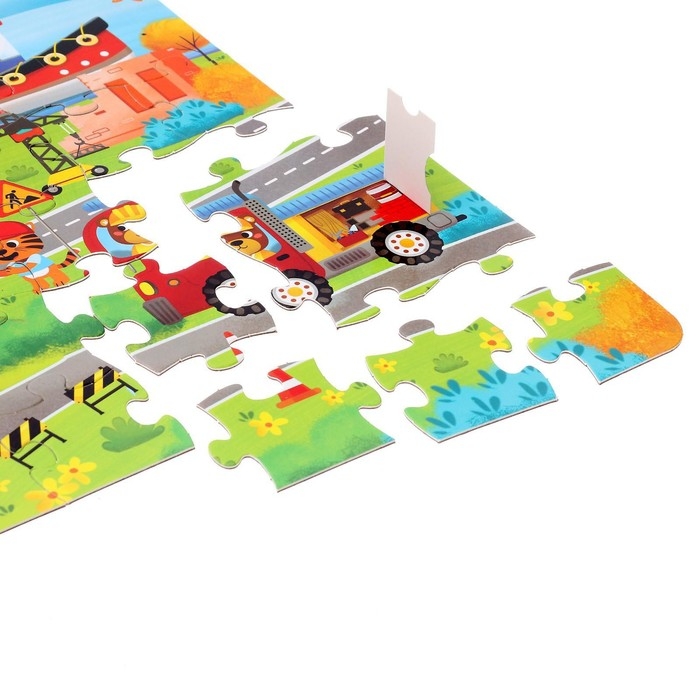 Пазлы с окошками «Такие разные машины», 30 деталей Пазлы с окошками «Такие разные машины», 30 деталей