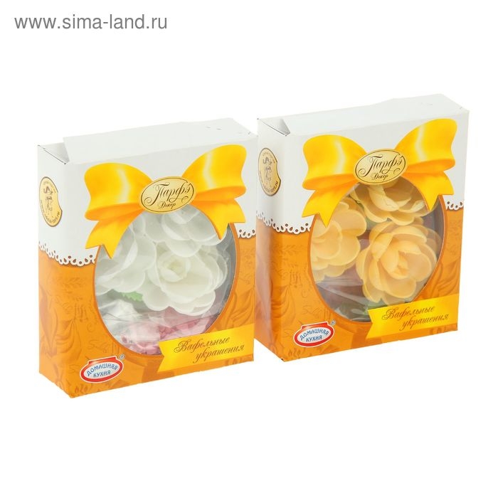 Набор кондитерский «Вафельные украшения с посыпками», 17.2 г, МИКС Набор кондитерский «Вафельные украшения с посыпками», 17.2 г, МИКС