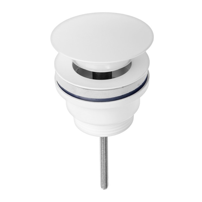 Донный клапан 565-111, нержавеющая сталь, белый Донный клапан 565-111, нержавеющая сталь, белый