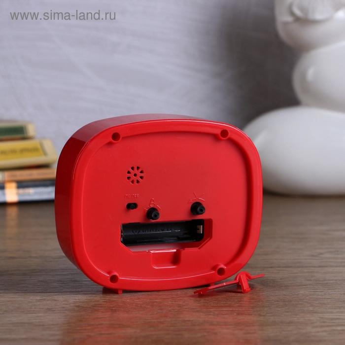 Часы - будильник настольные  Часы - будильник настольные "Классика", дискретный ход, 12.5 х 10.5 см