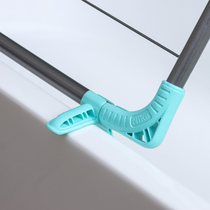 Сушилка для белья на ванну складная, рабочая длина 10 м, цвет МИКС Сушилка для белья на ванну складная, рабочая длина 10 м, цвет МИКС