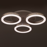 Светильник с ПДУ 74651/3+1 LED 75Вт диммер 3000-6000К белый 45х45х9 см BayerLux