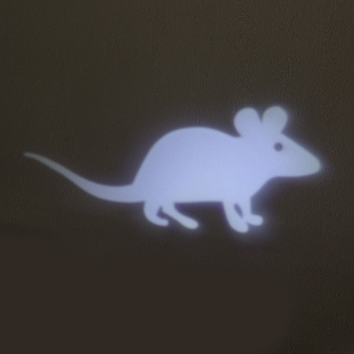 Лазерная указка для кошек  Лазерная указка для кошек "Мышка" с батарейками