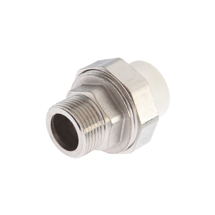 Муфта комбинированная ZEIN, полипропиленовая, американка, наружная резьба, d=20 мм х 3/4 Муфта комбинированная ZEIN, полипропиленовая, американка, наружная резьба, d=20 мм х 3/4"