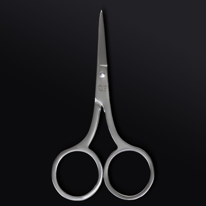 Ножницы маникюрные «Premium», прямые, широкие, 9 см, на блистере, цвет серебристый Ножницы маникюрные «Premium», прямые, широкие, 9 см, на блистере, цвет серебристый