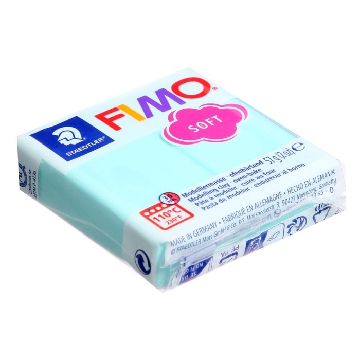 Пластика - полимерная глина, 57 г, Effect, мята Пластика - полимерная глина, 57 г, Effect, мята