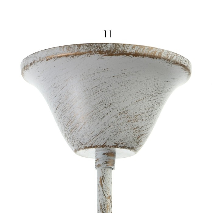 Люстра Люстра "Элессия" 3xE14 40Вт белый с золотой патиной 55х55х41,5-100 см