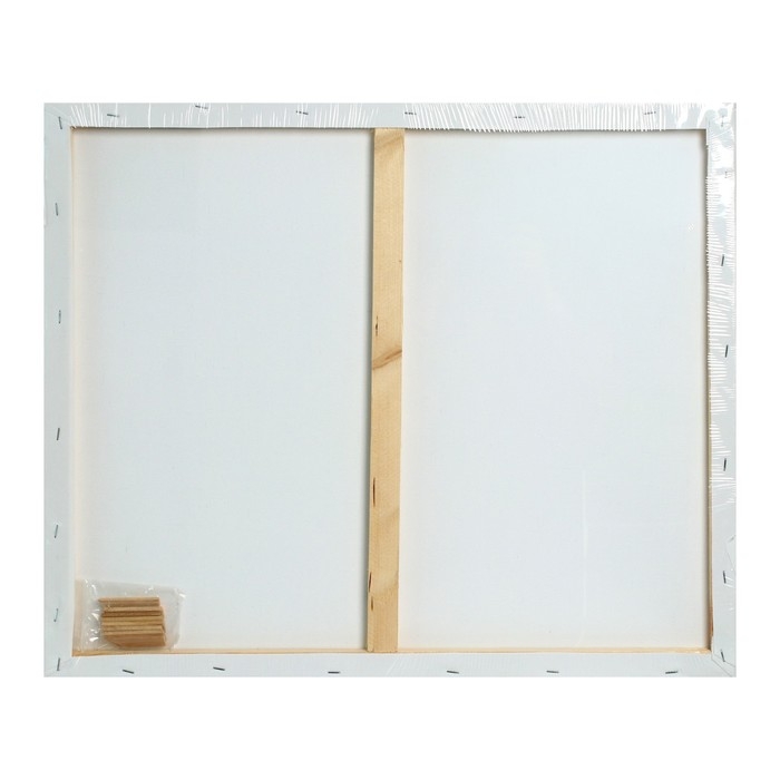 Холст на подрамнике, хлопок 100%, 1,6 х 50 х 60 см, акриловый грунт, среднезернистый, 380 г/м² Холст на подрамнике, хлопок 100%, 1,6 х 50 х 60 см, акриловый грунт, среднезернистый, 380 г/м²