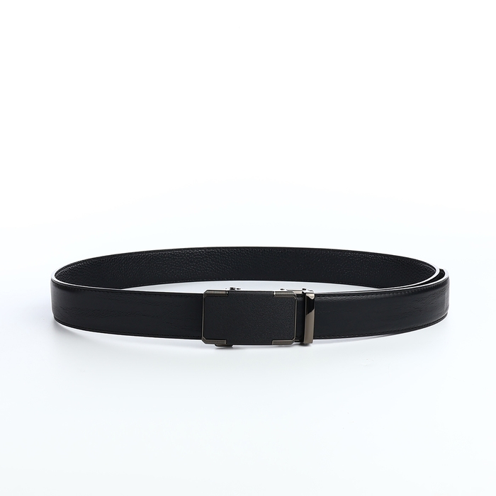 Ремень мужской, ширина 3,6 см, пряжка автомат, цвет чёрный Ремень мужской, ширина 3,6 см, пряжка автомат, цвет чёрный