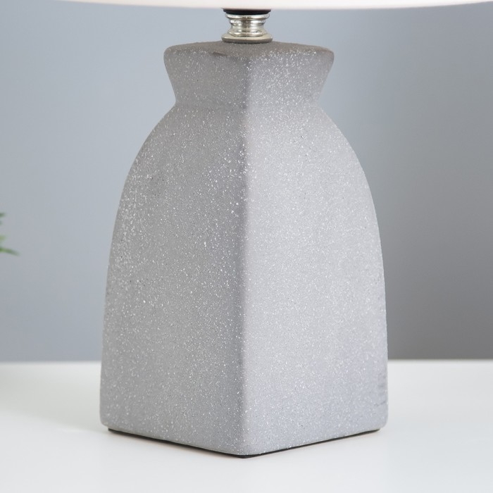 Настольная лампа Настольная лампа "Мия" Е27 40Вт графитовый 25х25х35,5см RISALUX