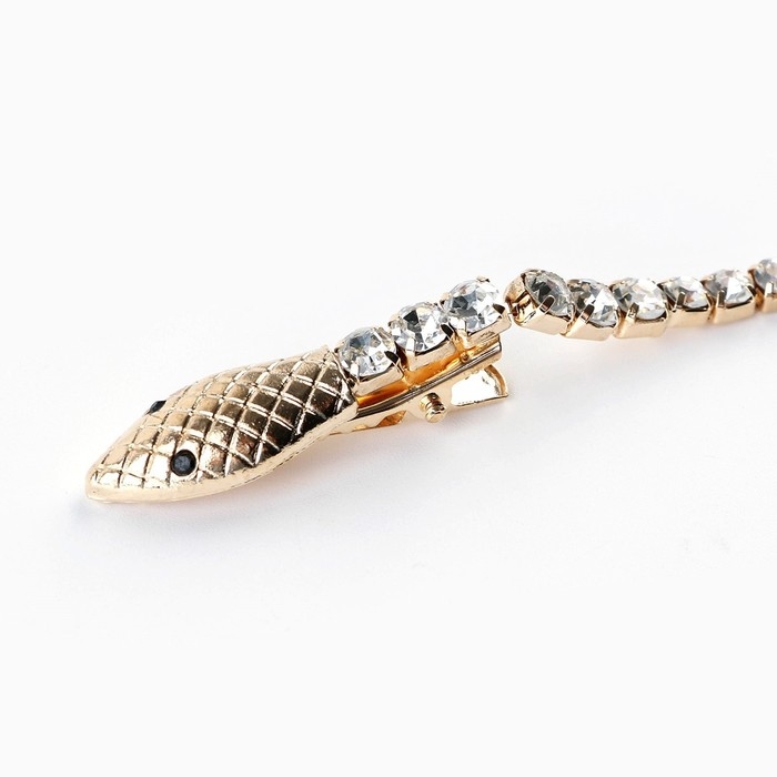 Заколка прядь со стразами новогодняя «You are s diamond», на Новый год, длина 50 см Заколка прядь со стразами новогодняя «You are s diamond», на Новый год, длина 50 см